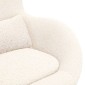vidaXL Κάθισμα-αυγό Κρεμ 63 x 73 x 90 εκ ύφασμα