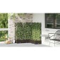 vidaXL Γλάστρα Κήπου 5 τμχ. Καφέ 120 x 120 x 125,5 εκ. PP