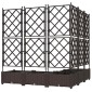 vidaXL Γλάστρα Κήπου 5 τμχ. Καφέ 120 x 120 x 125,5 εκ. PP