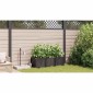 vidaXL Γλάστρα Κήπου 3 τμχ. Καφέ 120 x 40 x 37,5 cm PP