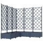 vidaXL Γλάστρα Κήπου 5 τμχ. Γκρι 120 x 120 x 125,5 εκ. PP
