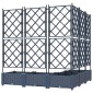 vidaXL Γλάστρα Κήπου 5 τμχ. Γκρι 120 x 120 x 125,5 εκ. PP