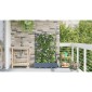 vidaXL Γλάστρα Κήπου 2 τμχ. Ανοιχτό Γκρι 80 x 40 x 125,5 εκ. PP