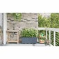 vidaXL Γλάστρα Κήπου 2 τμχ. Ανοιχτό Γκρι 80 x 40 x 37,5 cm PP