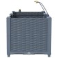 vidaXL Γλάστρα Κήπου 2 τμχ. Ανοιχτό Γκρι 80 x 40 x 37,5 cm PP