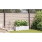 vidaXL Γλάστρα Κήπου 3 τμχ. Λευκό 120 x 40 x 37,5 cm PP