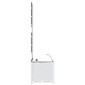 vidaXL Γλάστρα Κήπου Λευκό 40 x 40 x 142 cm PP