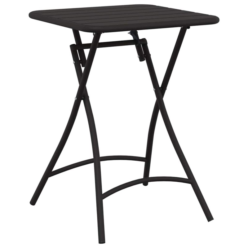 vidaXL Τραπέζι Bistro Ανθρακί 55 x 55 x 72,5 εκ. Ατσάλι με Πούδρα