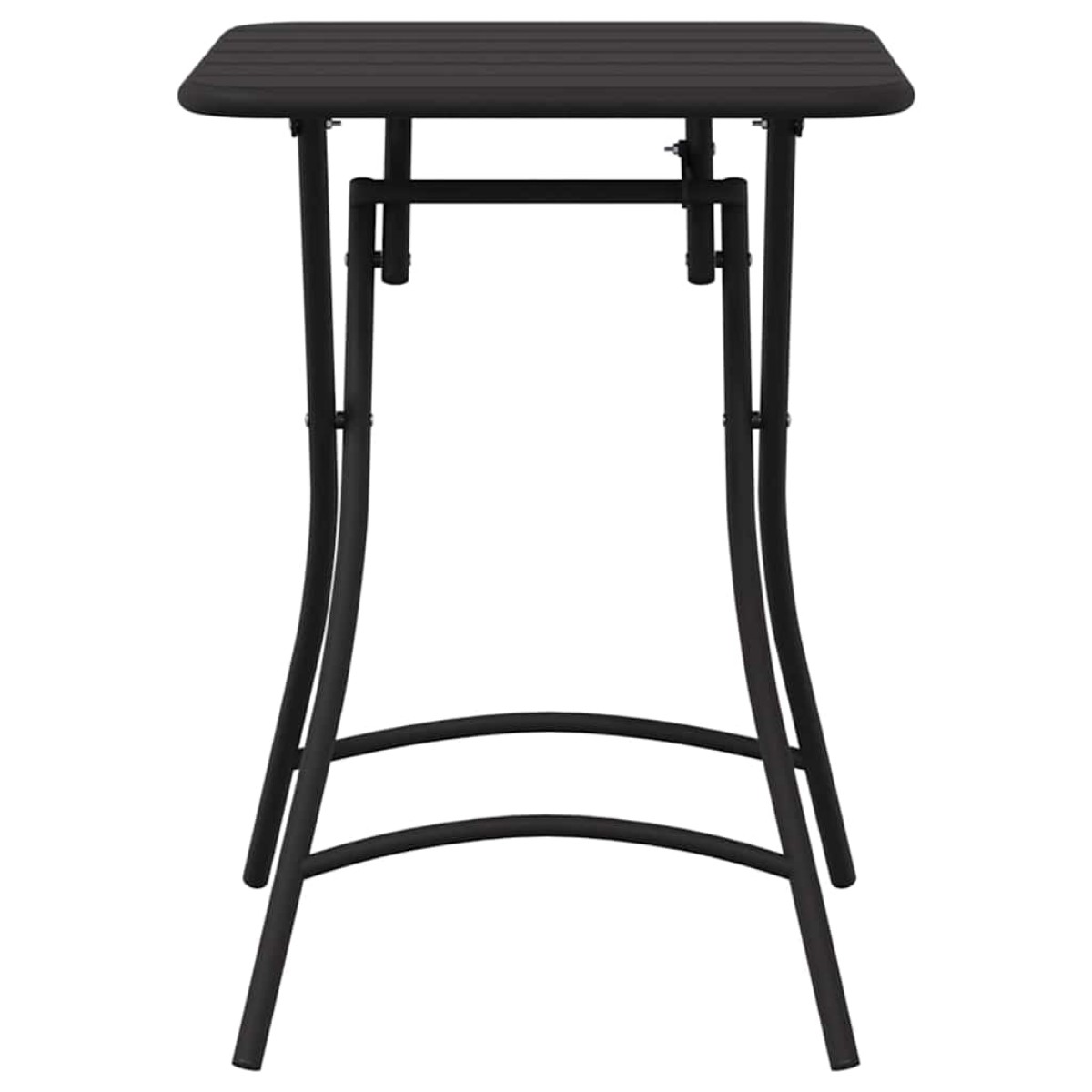 vidaXL Τραπέζι Bistro Ανθρακί 55 x 55 x 72,5 εκ. Ατσάλι με Πούδρα