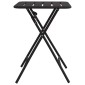 vidaXL Τραπέζι Bistro Ανθρακί 55 x 55 x 72,5 εκ. Ατσάλι με Πούδρα