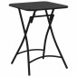vidaXL Τραπέζι Bistro Ανθρακί 55 x 55 x 72,5 εκ. Ατσάλι με Πούδρα