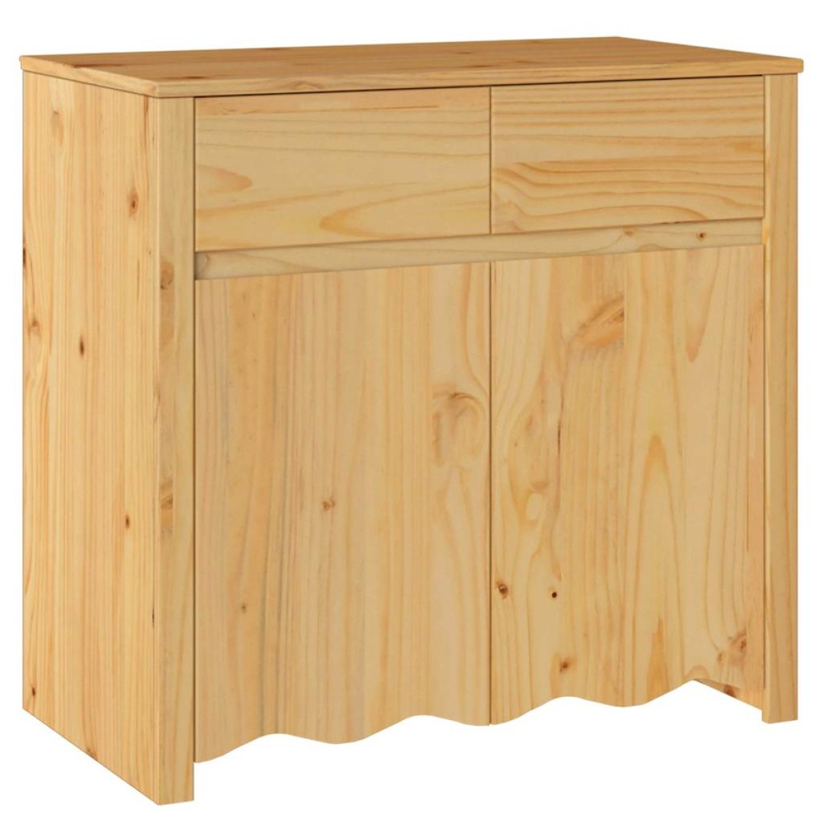 vidaXL Πλαϊνό γραφείο με συρτάρι Drammen Δρυς 79 x 43 x 75.5 εκ.