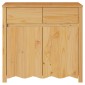 vidaXL Πλαϊνό γραφείο με συρτάρι Drammen Δρυς 79 x 43 x 75.5 εκ.