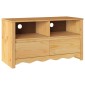 vidaXL Ντουλάπι TV Drammen Δρυς 99 x 43 x 55 εκ. Μασίφ ξύλο πεύκου