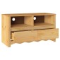 vidaXL Ντουλάπι TV Drammen Δρυς 99 x 43 x 55 εκ. Μασίφ ξύλο πεύκου