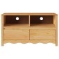 vidaXL Ντουλάπι TV Drammen Δρυς 99 x 43 x 55 εκ. Μασίφ ξύλο πεύκου