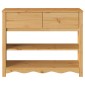 vidaXL Τραπέζι κονσόλας με συρτάρι Drammen Δρυς 89,5 x 37 x 73 εκ