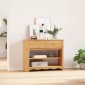 vidaXL Τραπέζι κονσόλας με συρτάρι Drammen Δρυς 89,5 x 37 x 73 εκ
