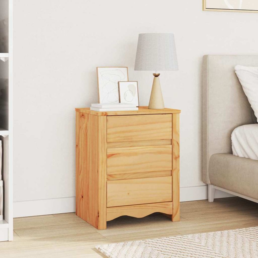 vidaXL Τραπεζάκι σαλονιού με συρτάρι Drammen Δρυς 45 x 35 x 56 εκ.