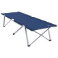 vidaXL Αναδιπλούμενο Κρεβάτι Κάμπινγκ Μπλε 194 x 62,5 x 42,5 εκ