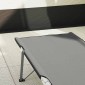 vidaXL Αναδιπλούμενο Κρεβάτι Κάμπινγκ Γκρι 194 x 62,5 x 42,5 εκ