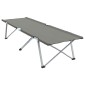 vidaXL Αναδιπλούμενο Κρεβάτι Κάμπινγκ Γκρι 194 x 62,5 x 42,5 εκ