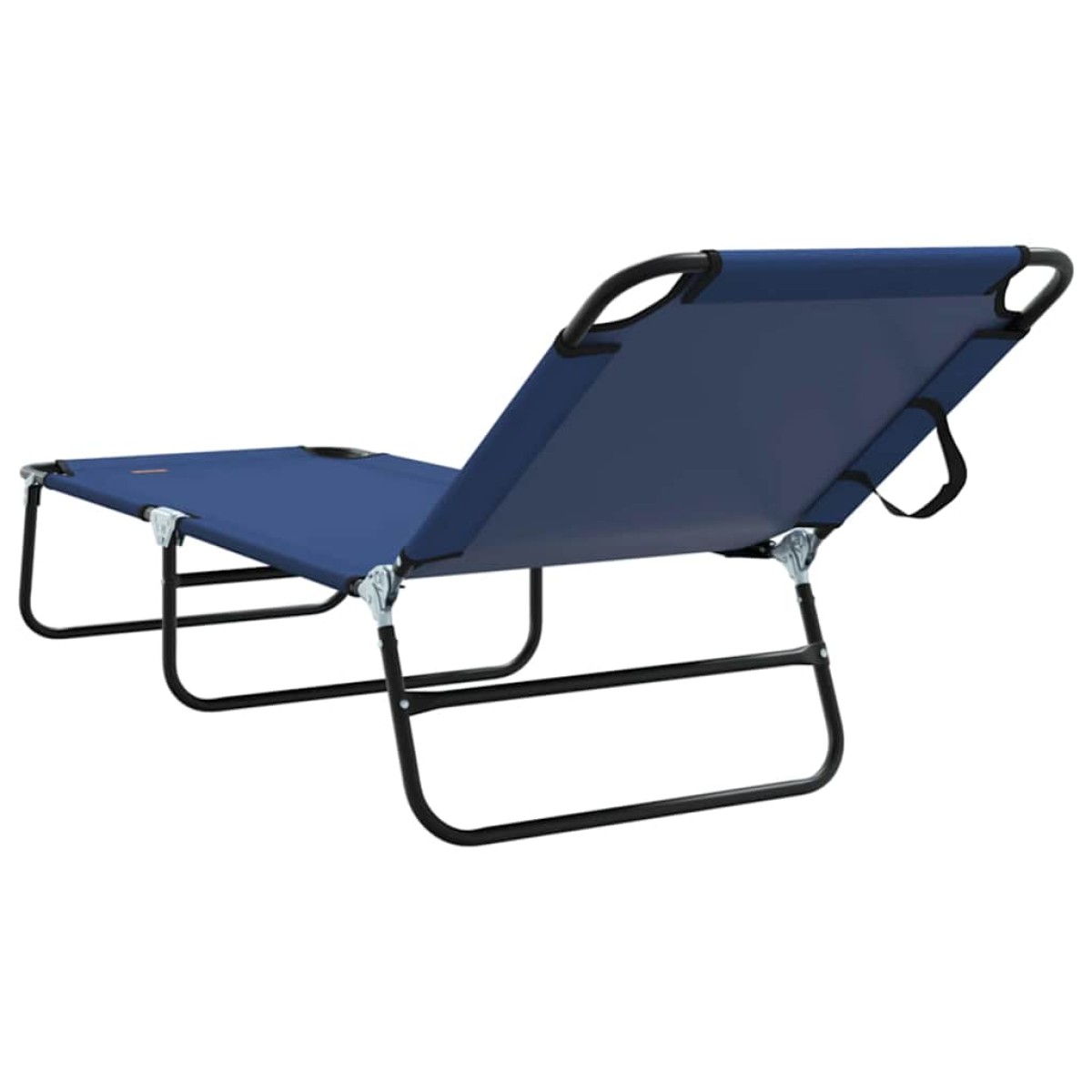 vidaXL Πτυσσόμενη ξαπλώστρα Μπλε 188 x 57 x 86,5 εκ. Πολυεστέρας