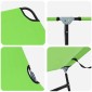 vidaXL Πτυσσόμενη ξαπλώστρα Πράσινο 188 x 57 x 86,5 εκ. Πολυεστέρας