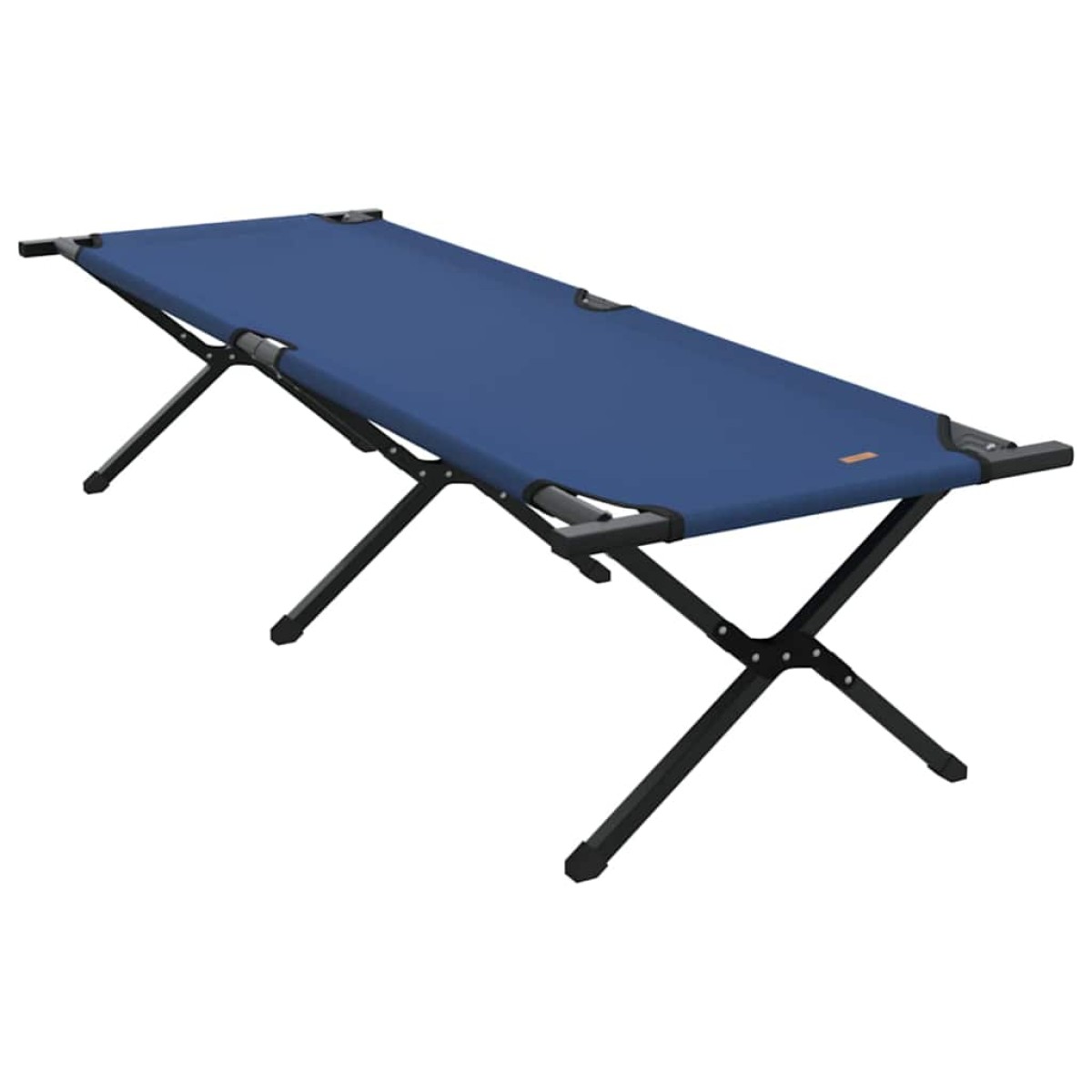 vidaXL Αναδιπλούμενο Κρεβάτι Κάμπινγκ Μπλε 193 x 69 x 45 εκ.