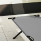 vidaXL Αναδιπλούμενο Κρεβάτι Κάμπινγκ Γκρι 193 x 69 x 45 εκ.