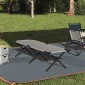 vidaXL Αναδιπλούμενο Κρεβάτι Κάμπινγκ Γκρι 193 x 69 x 45 εκ.
