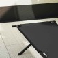 vidaXL Αναδιπλούμενο Κρεβάτι Κάμπινγκ Μαύρο 210 x 80 x 46 εκ.