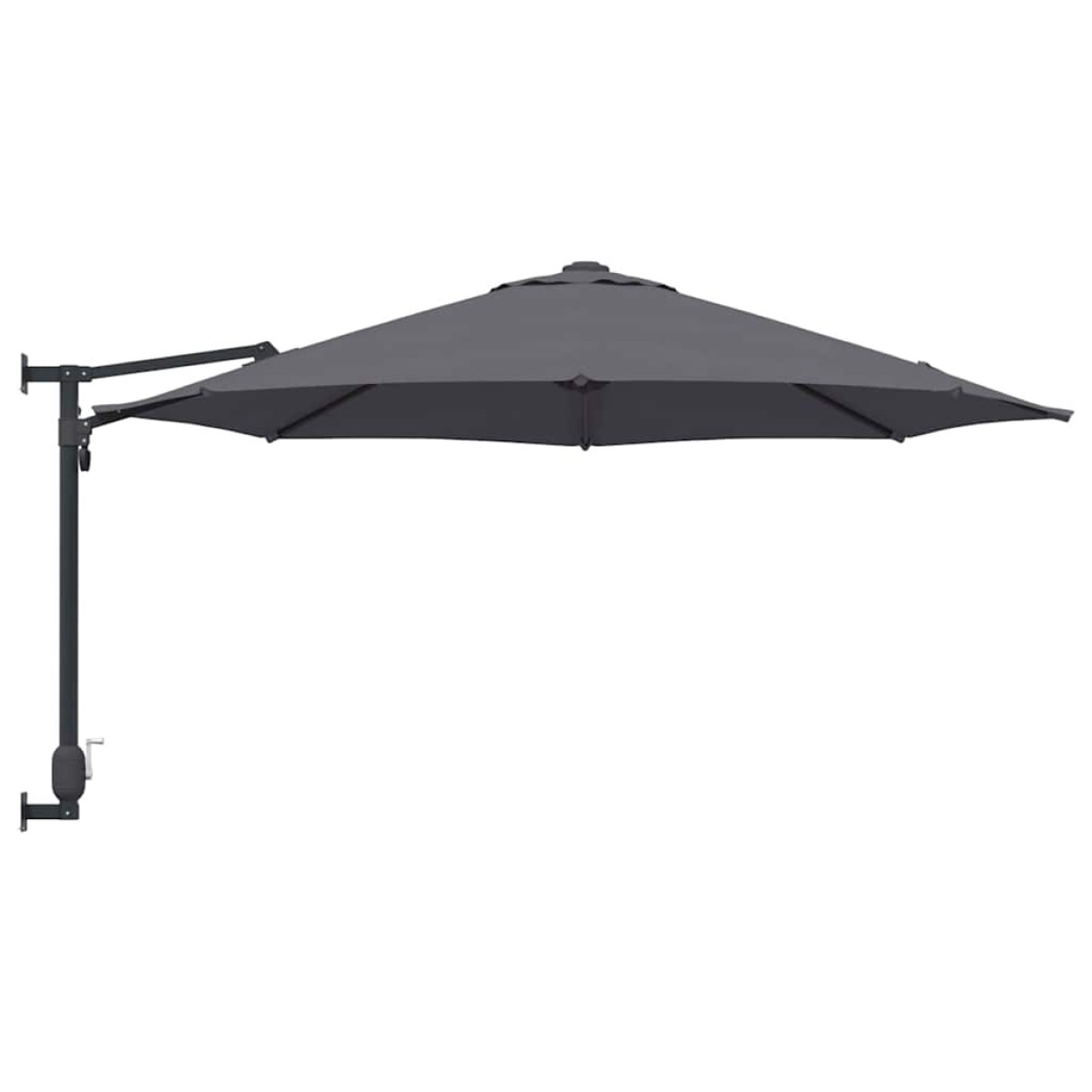 vidaXL Ομπρέλα Κήπου Ανθρακί 248 x 248 x 148 εκ.