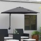 vidaXL Ομπρέλα Κήπου Ανθρακί 248 x 248 x 148 εκ.