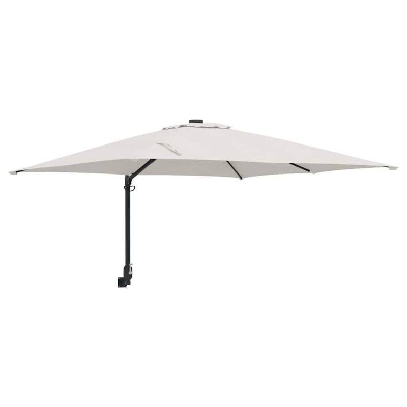 vidaXL Ομπρέλα Κήπου Άμμος 248,5 x 247,5 x 160 εκ.