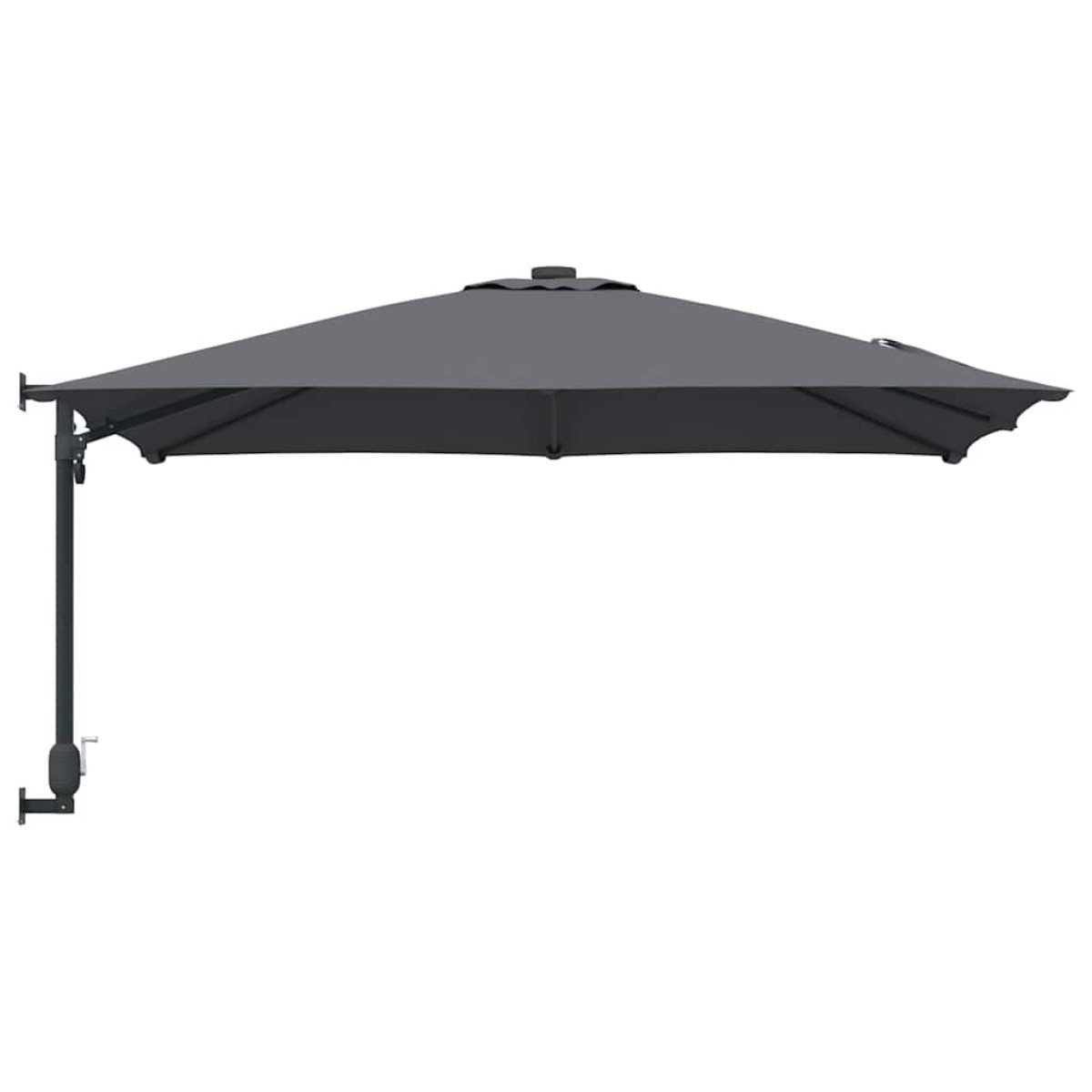 vidaXL Ομπρέλα Κήπου Ανθρακί 248,5 x 247,5 x 160 εκ.