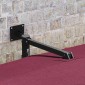 vidaXL Ομπρέλα Κήπου Βεραμάν Κόκκινο 248,5 x 247,5 x 160 εκ.