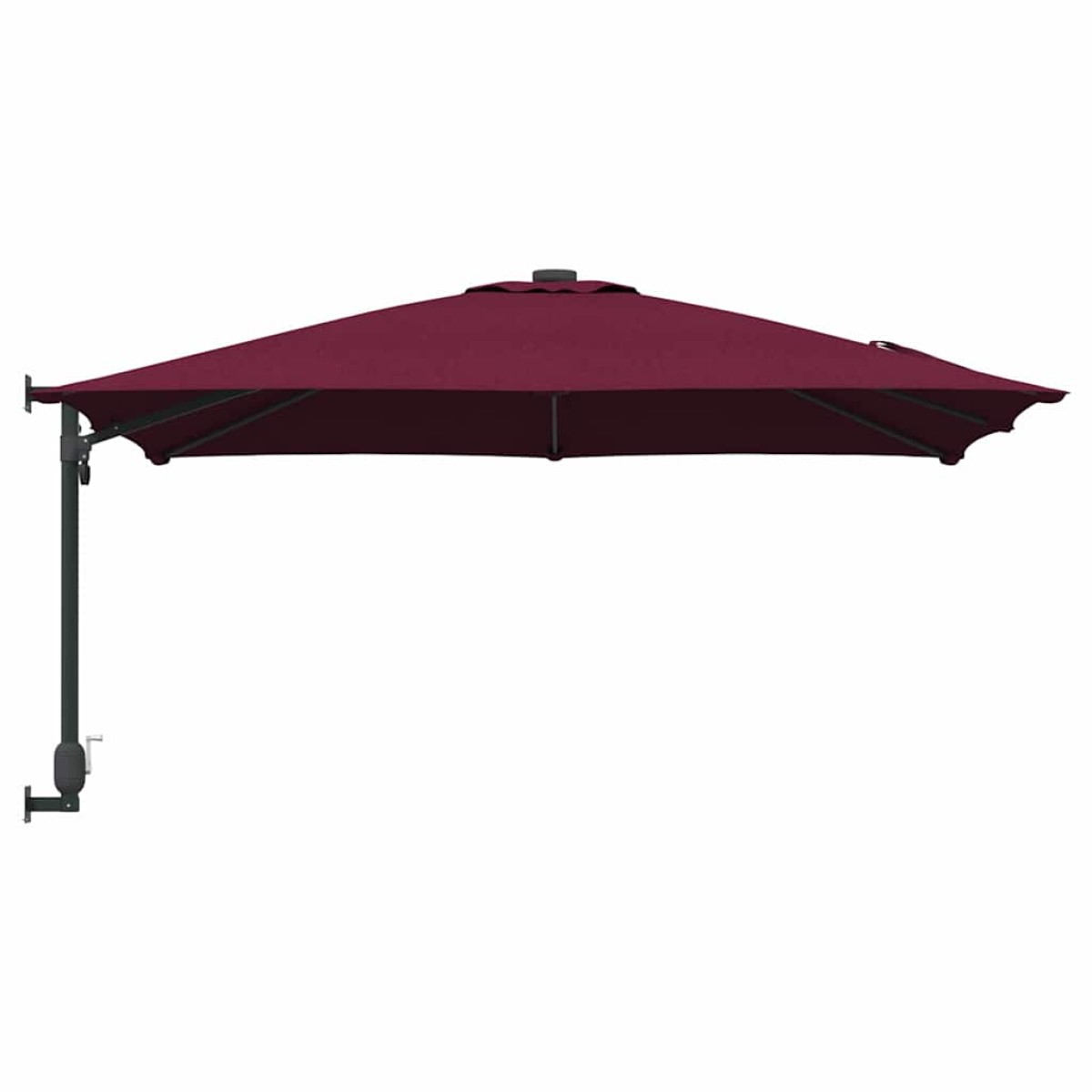 vidaXL Ομπρέλα Κήπου Βεραμάν Κόκκινο 248,5 x 247,5 x 160 εκ.