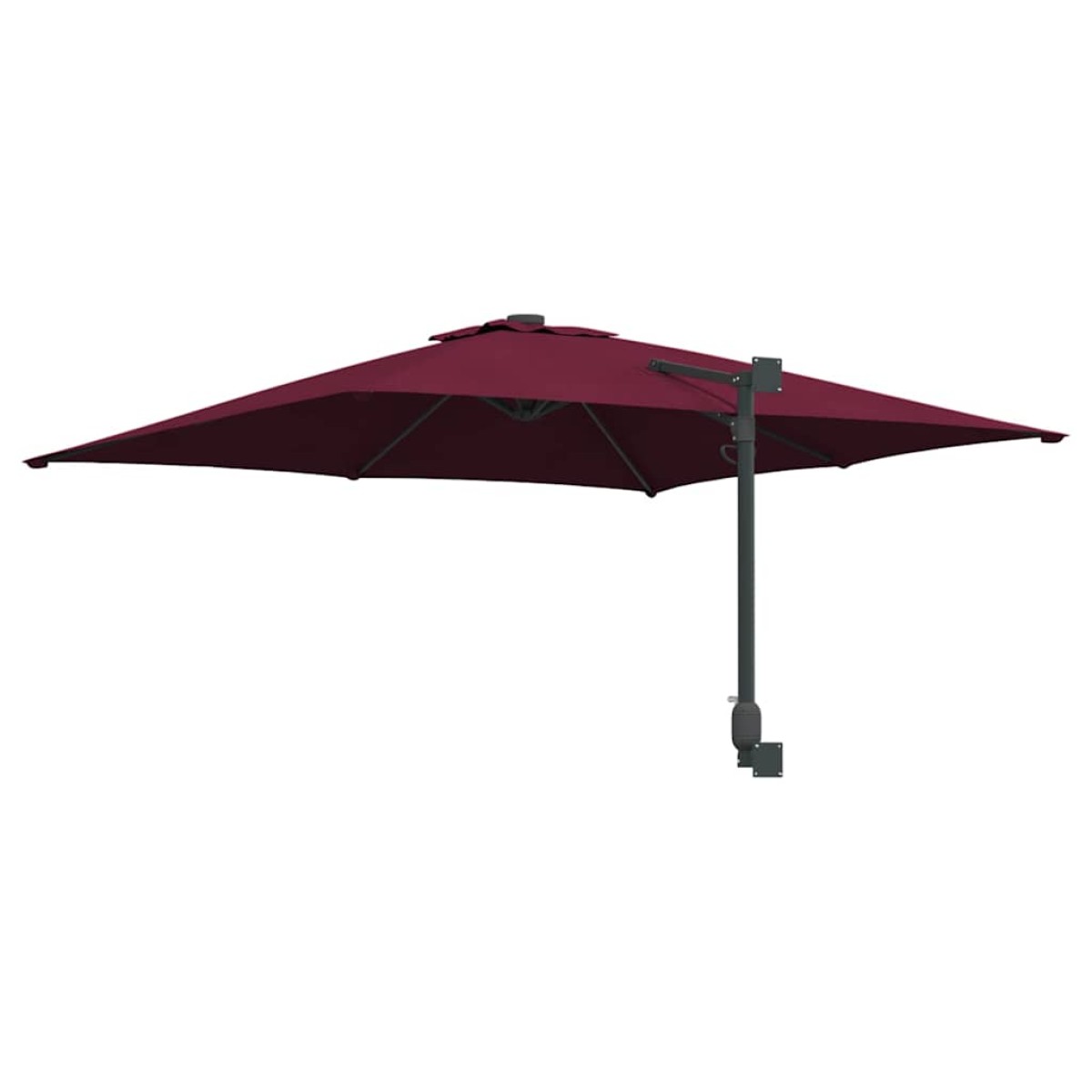 vidaXL Ομπρέλα Κήπου Βεραμάν Κόκκινο 248,5 x 247,5 x 160 εκ.