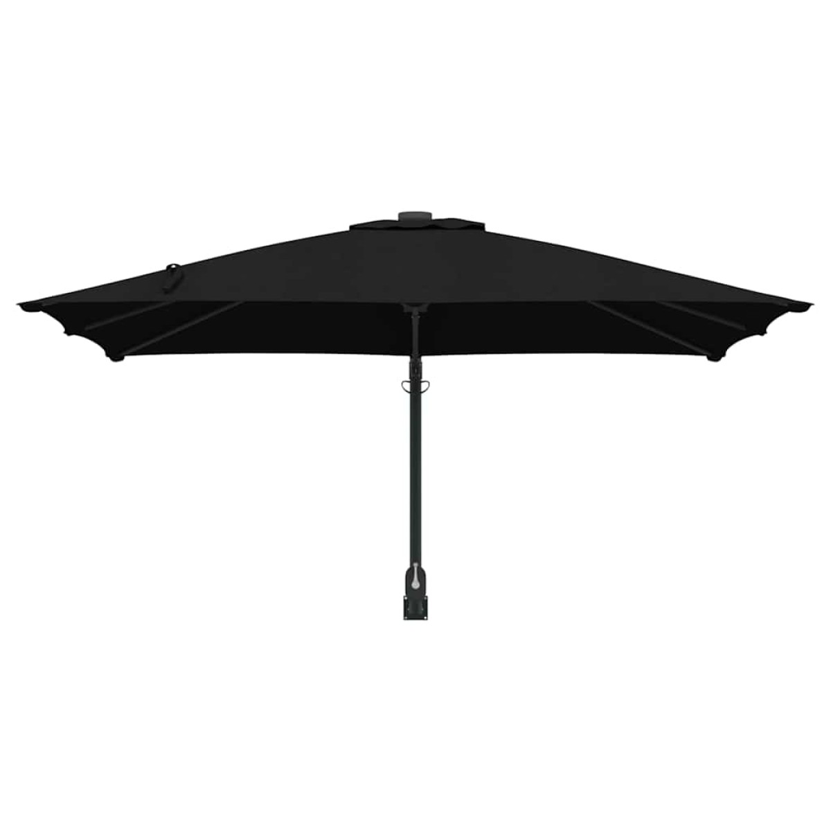 vidaXL Ομπρέλα Κήπου Μαύρο 248,5 x 247,5 x 160 εκ.