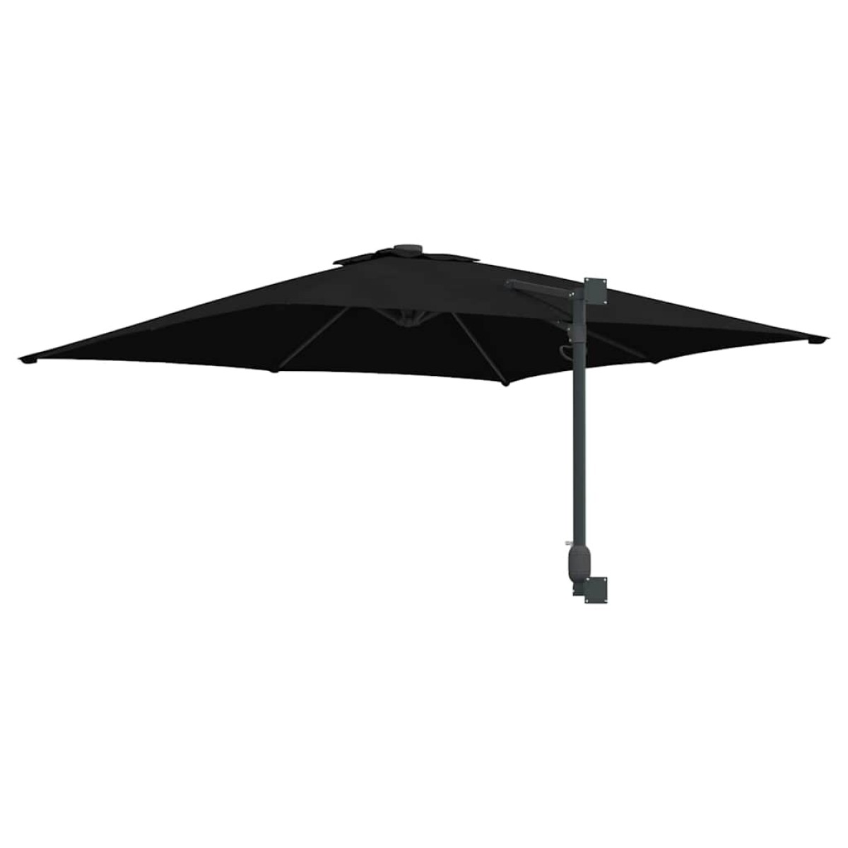 vidaXL Ομπρέλα Κήπου Μαύρο 248,5 x 247,5 x 160 εκ.
