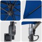 vidaXL Ομπρέλα Κήπου 248,5 x 247,5 x 160 εκ. Πολυεστέρας και Χάλυβας