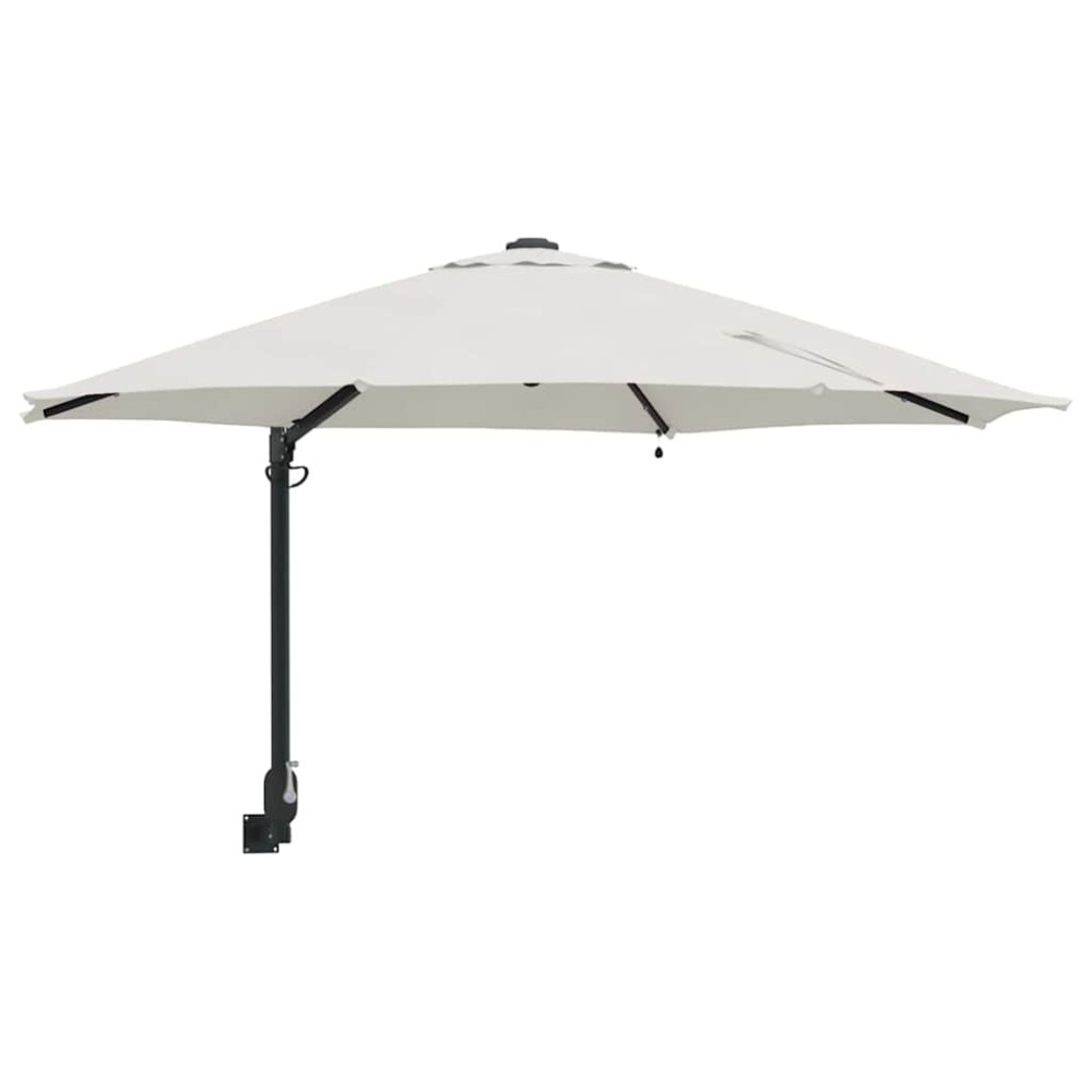 vidaXL Ομπρέλα Κήπου Άμμος 248 x 248 x 148 εκ. Πολυεστέρας και Χάλυβας