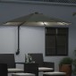 vidaXL Ομπρέλα Κήπου Άμμος 248 x 248 x 148 εκ. Πολυεστέρας και Χάλυβας