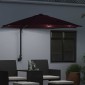 vidaXL Ομπρέλα Κήπου Βεραμάν Κόκκινο 248 x 248 x 148 εκ.