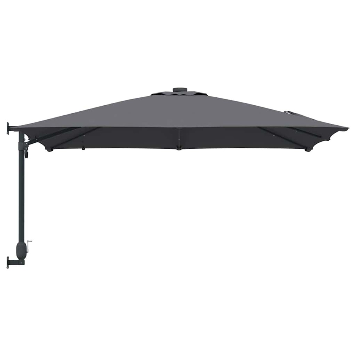 vidaXL Ομπρέλα Κήπου Ανθρακί 248,5 x 247,5 x 160 εκ.
