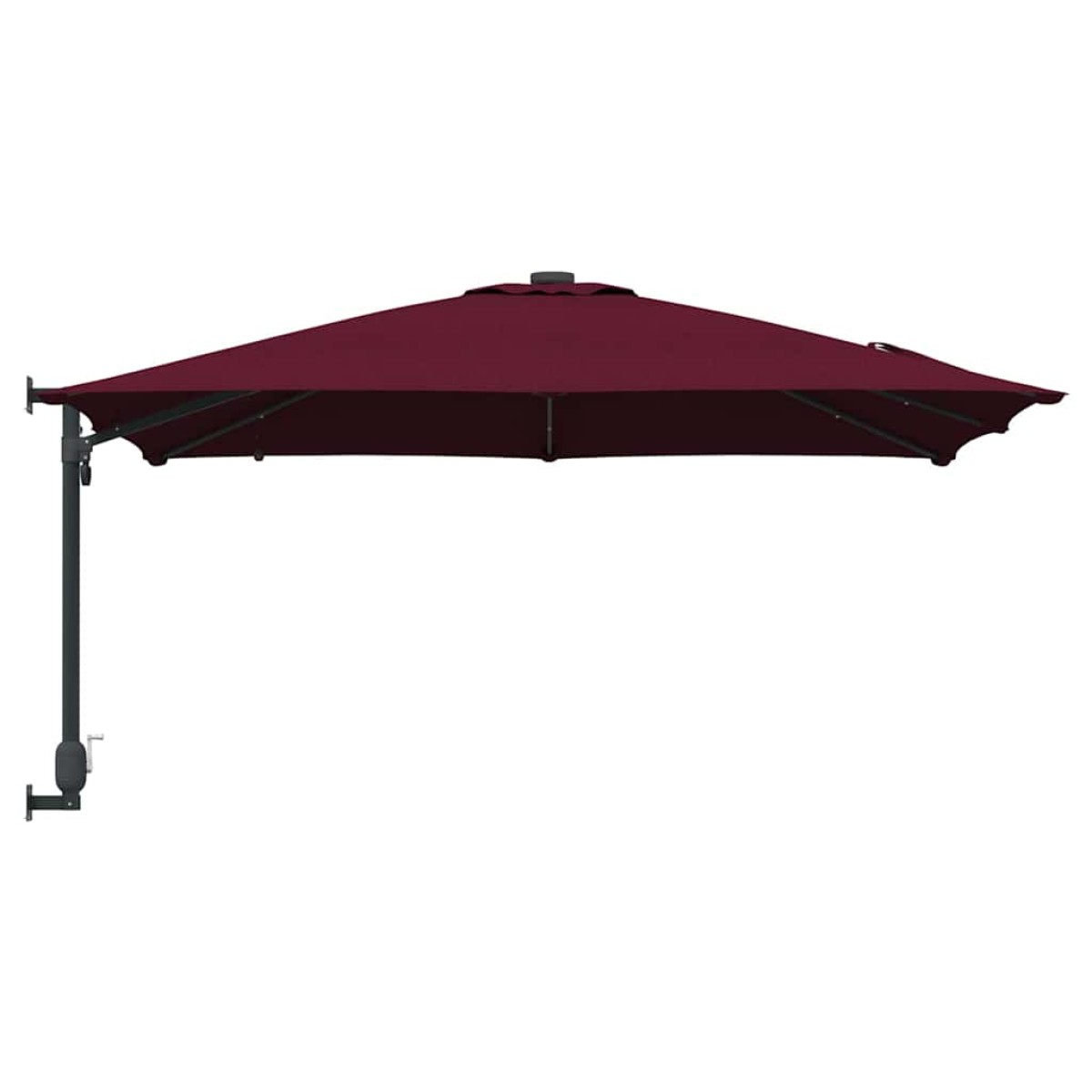 vidaXL Ομπρέλα Κήπου Βεραμάν Κόκκινο 248,5 x 247,5 x 160 εκ.