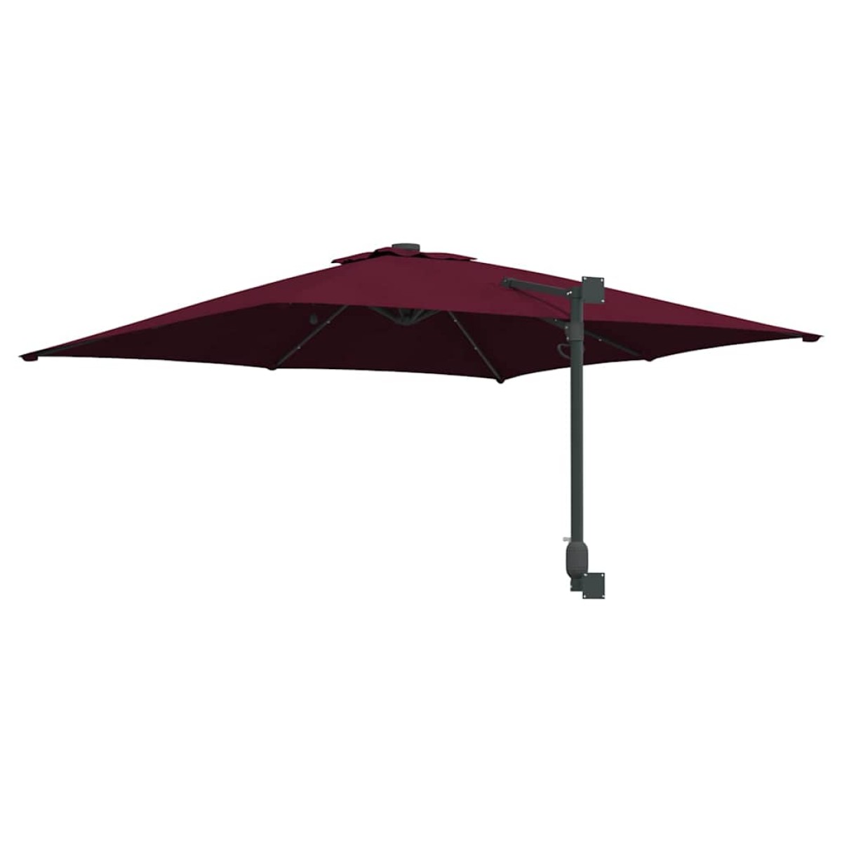 vidaXL Ομπρέλα Κήπου Βεραμάν Κόκκινο 248,5 x 247,5 x 160 εκ.