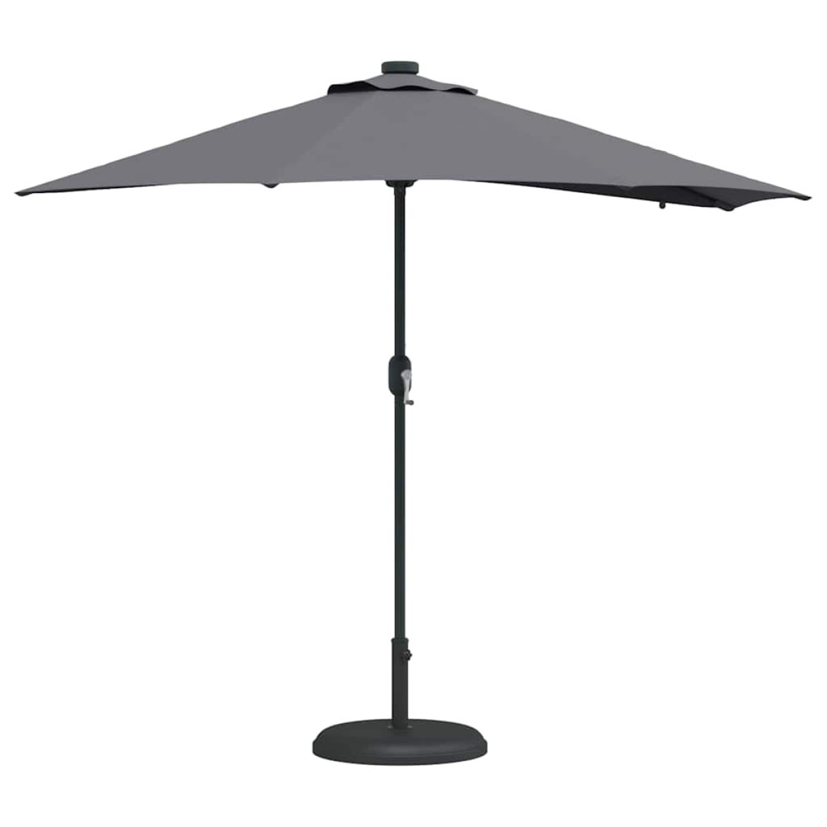 vidaXL Ομπρέλα Κήπου Ανθρακί 294 x 150 x 223 εκ