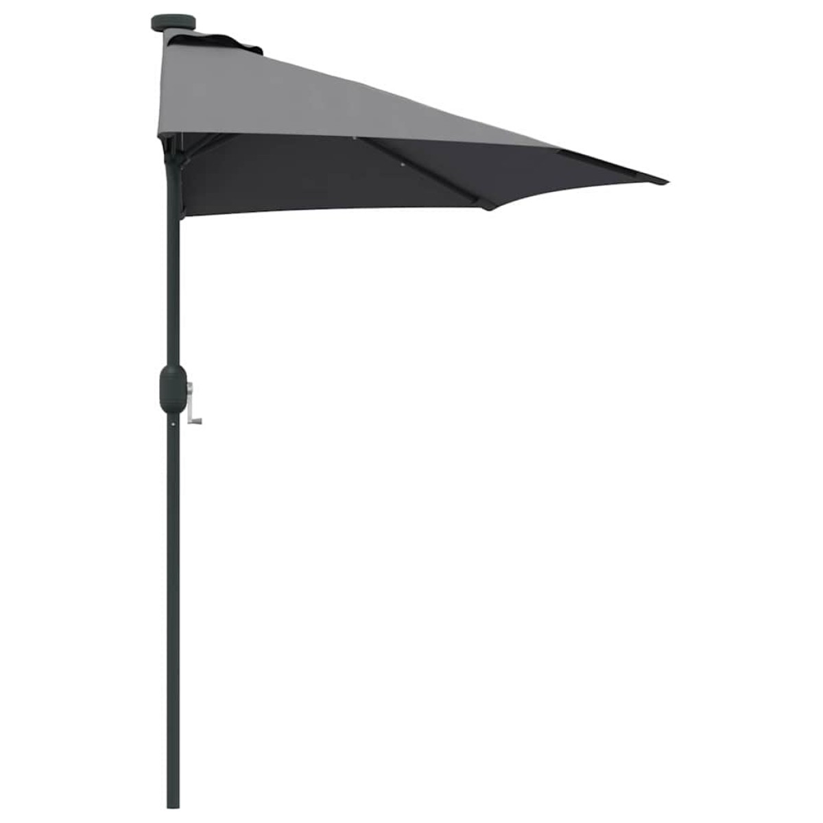 vidaXL Ομπρέλα Κήπου Ανθρακί 294 x 150 x 223 εκ